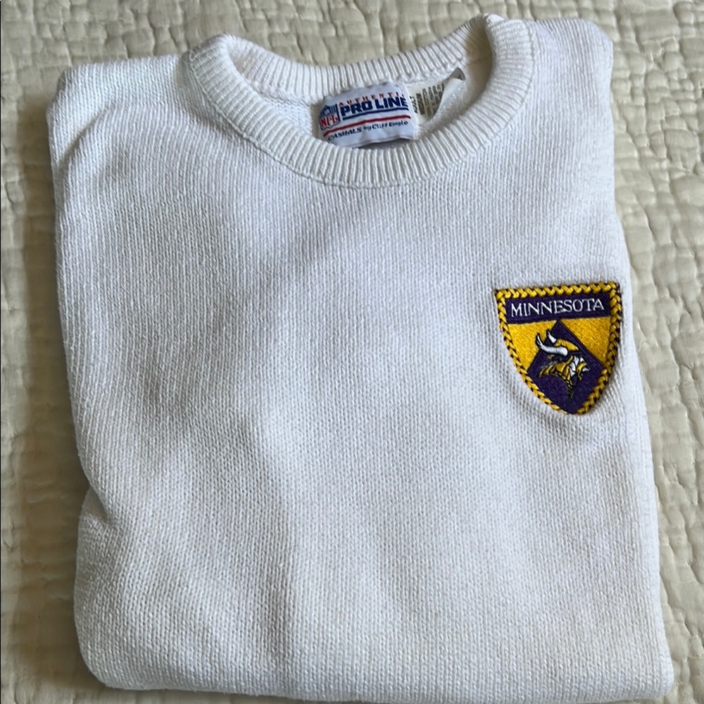 Minnesota Vikings NFL casual crewneck pullover knit Engles Unisex Football